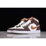 Air Jordan AJ1 Mid Mid-top Chocolate Padded