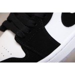 Air Jordan 1 Mid Pearl White Black Panda