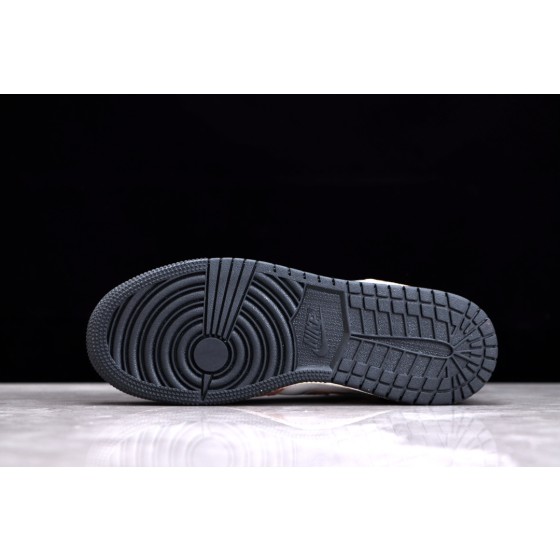 Air Jordan 1 Mid Watercolour clean ink fluorescent