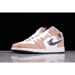 Air Jordan 1 Mid Watercolour clean ink fluorescent