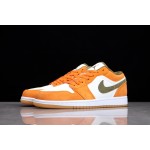 Air Jordan AJ1 Low Beige Green