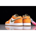 Air Jordan AJ1 Low Beige Green