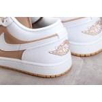 Air Jordan 1 Low White Yellow Milk Teal