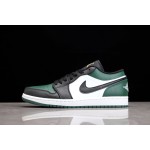 Air Jordan 1 Low Black and Green Toe
