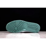 Air Jordan 1 Low Black and Green Toe