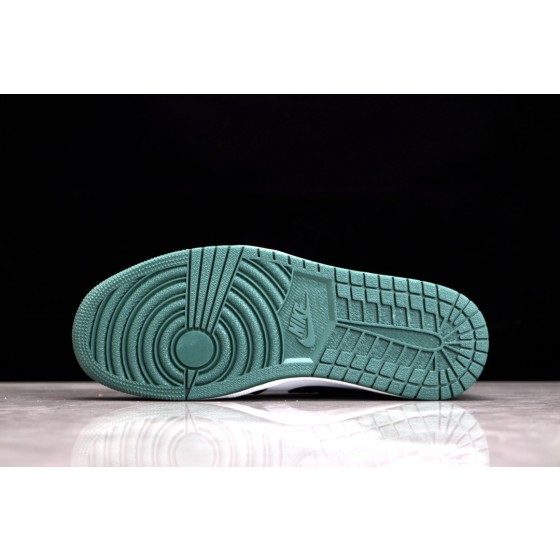 Air Jordan 1 Low Black and Green Toe