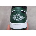 Air Jordan 1 Low Black and Green Toe