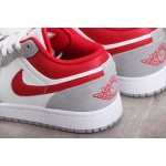 Air Jordan 1 Low AJ1 Joe 1 Low Top Grey White Red Hook