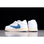 Air Jordan 1 Low white and blue