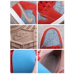 Air Jordan 1 Mid "Denim Orange