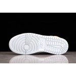 Air Jordan 1 Mid White Blue Brown