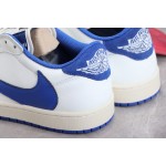 Air Jordan 1 Low white and blue