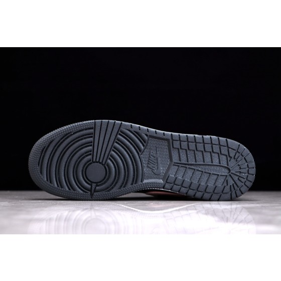 Air Jordan 1 Laag Zwart Roze Teen