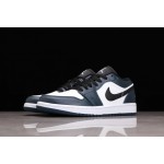 Air Jordan 1 Low marineblauw en wit