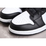 Air Jordan 1 Mid Zwart Wit Geel Thuis Blauw Haak