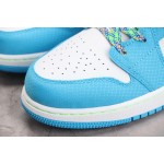 Air Jordan 1 Mid Blauw Groen