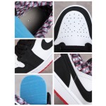 Air Jordan 1 Low Zwart en wit ruitje Parijs