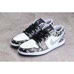 Air Jordan 1 Cashew Flower Graffiti