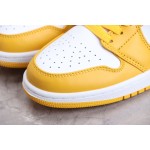 Air Jordan 1 Laag Wit Geel Mosterd Geel t