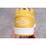 Air Jordan 1 Laag Wit Geel Mosterd Geel t
