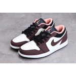Air Jordan 1 low low top maroon roze