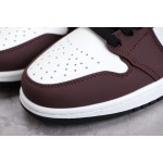 Air Jordan 1 low low top maroon roze