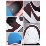 Air Jordan 1 low low top maroon roze