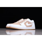 Air Jordan 1 laag AJ1 Wit Geel Melk Teal