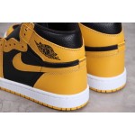 Air Jordan 1 Zwart en Geeln