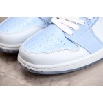 Air Jordan 1 Laag Blauw & Wit