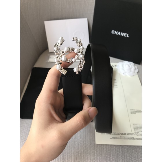 𝗖𝗛𝗔𝗡𝗘𝗟 Imported calfskin belt