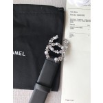 𝗖𝗛𝗔𝗡𝗘𝗟 Imported calfskin belt