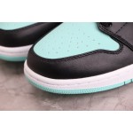 Air Jordan 1 Black Green Tiffany Gradient Pink Hook