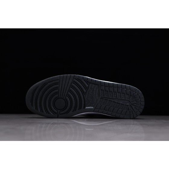 Air Jordan 1 blue and white patchwork high top