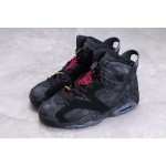 Air Jordan 6 Black Silk Country Middle Knot