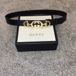 GUCCI imported calfskin with interlocking G horsebit