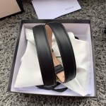 GUCCI imported top layer calfskin with classic double camellia buckle