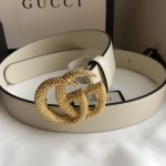 GUCCI Imported Top Layer Bottom Double G Wheat Ear Buckle