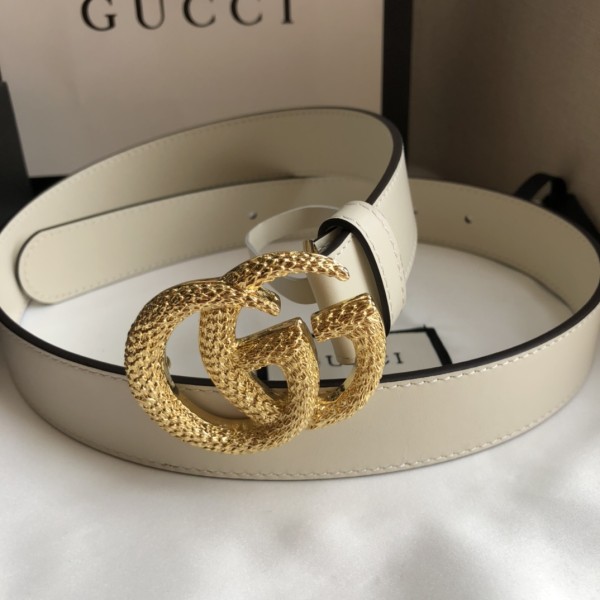 GUCCI Imported Top Layer Bottom Double G Wheat Ear Buckle