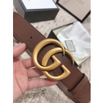 GUCCI double G buckle advanced artificial canvas belt