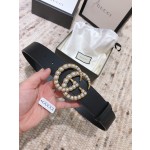 GUCCI pearl buckle imported from Italy original calfskin