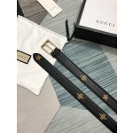 GUCCI head layer pigskin pattern bronzing little bee star craft