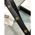 GUCCI head layer pigskin pattern bronzing little bee star craft
