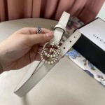 GUCCI double-sided imported cowhide