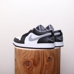 Air Jordan 1 Low Low Top White Black Grey Shadow