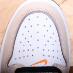 Air Jordan 1 beige, white, blue and black colour blocked