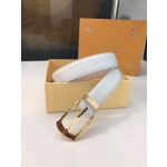 LOUIS VUITTO belt is double-sided with Italian original custom imported cowhide embossing