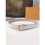 LOUIS VUITTO belt is double-sided with Italian original custom imported cowhide embossing