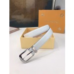 LOUIS VUITTO belt is double-sided with Italian original custom imported cowhide embossing