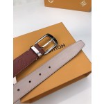 LOUIS VUITTO belt is double-sided with Italian original custom imported cowhide embossing
